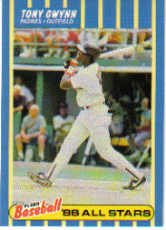 1988 Fleer Baseball All-Stars Baseball Cards   013      Tony Gwynn